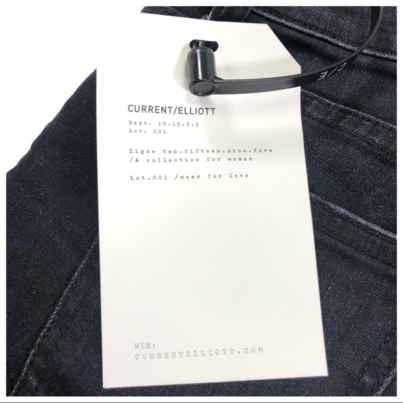 NWT Current Elliott Size 25 Dark Wash Stiletto Skinny Jeans new with tags - Picture 7 of 8